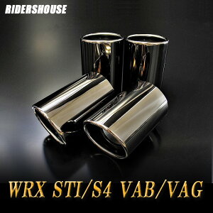 yBiz WRX STI / S4 VAB/VAG }t[Jb^[ 90mm ubN ϔMubNh 4{ Xo Ό XbVJbg xSUS304XeX SUBARU mA01Kn