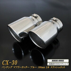 CX-30 �}�t���[�J�b�^�[ 100mm �V���o�[ �p���`���O���b�V�� 2�{ �}�c�_ ���� �X���b�V���J�b�g �����xSUS304�X�e�����X MAZDA �mB09S�n