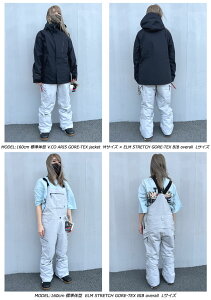 24-25 VOLCOM/ボルコム ELM STRETCH GORE-TEX BIB overall 着用説明動画 レディース 防水ビブパンツ ゴアテックススノーボードウェア スノーウェアー 2025 型落ち