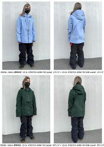 24-25 VOLCOM/ボルコム VS 3L STRETCH GORE-TEX jacket 着用説明動画 レディース 防水ジャケット ゴアテックススノーボードウェア スノーウェアー 2025 型落ち