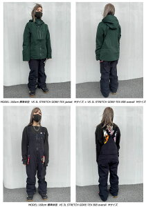 24-25 VOLCOM/ボルコム VS 3L STRETCH GORE-TEX BIB overall 着用説明動画 レディース 防水ビブパンツ ゴアテックススノーボードウェア スノーウェアー 2025 型落ち