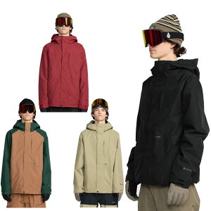 25-26 VOLCOM/ボルコム DUA INS GORE-TEX jacket メンズ レディース 防水ジャケット ゴアテックス スノーボードウェア スノーウェアー 2026 予約商品