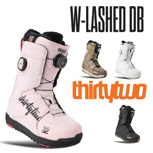 26-27 THIRTYTWO/�T�[�e�B�[�c�[ W'S LASHED BOUBLE BOA �E�B�����Y ���b�V�� �_�u���{�A ���f�B�[�X �M���^�Ή��u�[�c �X�m�[�{�[�h 2027 �\�񏤕i
