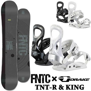 26-27 FNTC TNT-R black × DRAKE KING �X�m�[�{�[�h2�_�Z�b�g �G�t�G�k�e�B�[�V�[ �h���C�N �����Y �O���g������ ���S�� �r���f�B���O �o�C���f�B���O �� 2027 �\�񏤕i