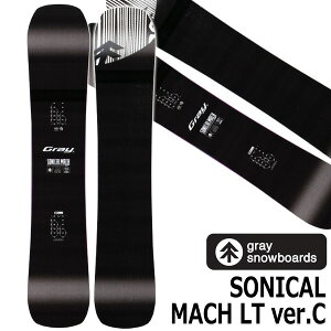 26-27 GRAY SNOWBOARDS/�O���C SONICALMACH LT ver.C �\�j�J���}�b�n���C�g �o�[�W�����V�[ �X�m�[�{�[�h �� 2027 �\�񏤕i