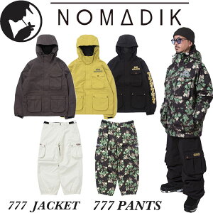 �y�|�C���gUP���Ԓ��z26-27 NOMADIK/�m�}�f�B�b�N 777 SETUP �㉺�Z�b�g �����Y ���f�B�[�X �h���W���P�b�g�p���c �X�m�[�{�[�h�E�F�A �X�m�{�E�F�A�[ 2027 �\�񏤕i