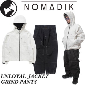 �y�|�C���gUP���z26-27 NOMADIK/�m�}�f�B�b�N UNLOYALjk GRINDpt SETUP �㉺�Z�b�g �����Y ���f�B�[�X �h���W���P�b�g�p���c �X�m�[�{�[�h�E�F�A �X�m�{�E�F�A�[ 2027 �\�񏤕i