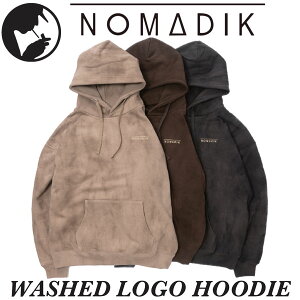 �y�|�C���gUP���z26-27 NOMADIK/�m�}�f�B�b�N WASHED LOGO hoodie �����Y ���f�B�[�X �p�[�J�[ �t�[�f�B�[ �X�m�[�{�[�h�A�p���� �C���i�[�E�F�A�[ 2027 �\�񏤕i