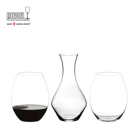 リーデル公式 フォー・トゥー レッドワイン＋ミニデカンタ・セット 5414/41-J ラッピング無料 RIEDEL 赤ワイングラス タンブラー
