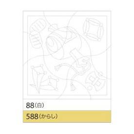 オリムパス花ふきん布パック 88　小槌と宝づくし（白）