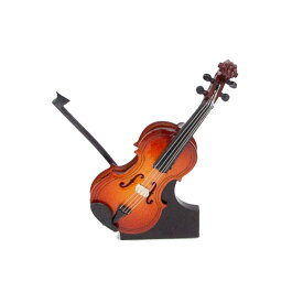 ミニチュア楽器「バイオリン」長さ約10cm 置物 模型 オブジェ インテリア雑貨 プレゼント 吹奏楽 クラシック 楽器 スケール 音楽はインテリア♪ おしゃれ リフル