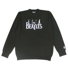 【SALE】アウトレット アドミラル ゴルフ モックネックニット Admiral GOLF BEATLES GRAPHIC MOCK NECK KNIT 長袖 セーター ロングスリーブ SWEATER ハイネック 全2色 M-LL メンズ ビートルズ コラボ