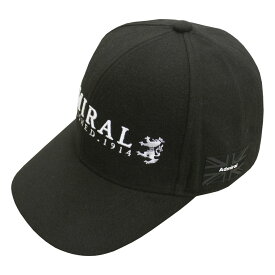 アドミラル ゴルフ キャップ Admiral GOLF LOGO TRADITIONAL CAP 帽子 ロゴ刺繍 メンズ レディース ユニセックス 全3色 フリーサイズ