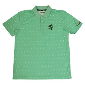 【SALE】アウトレット アドミラル ゴルフ ポロシャツ Admiral GOLF MONOGRAM PRINT POLO SHIRTS 半袖ポロ モノグラム プリント 全5色 M-LL 吸水速乾 遮熱 紫外線遮蔽 メンズ