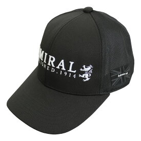 【全品ポイント5倍 4/27 09:59まで】アドミラル ゴルフ キャップ Admiral GOLF ACTIVE TRAD LOGO MESH CAP 帽子 ロゴ刺繍 メッシュ メンズ レディース ユニセックス 全4色 フリーサイズ 57cm