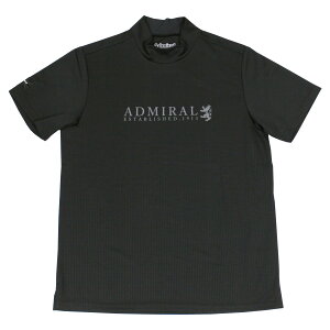 【SALE】アドミラル ゴルフ モックネックシャツ Admiral GOLF ACTIVE TRAD MESH MOCK NECK SHIRTS 半袖Tシャツ ハイネック TEE 全4色 M-LL ストレッチ メンズ