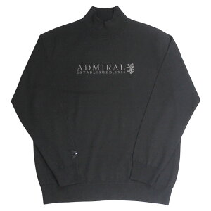 Ah~ St Z[^[ Admiral GOLF Trad Logo Hi-Neck Knit Sweater nClbN  jbg S2F M-LL Y zJ^b` ۉ