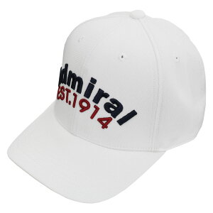 ySi|Cg5{ 12/1 23:59܂ŁzySALEzAh~ St Lbv Admiral GOLF ARCH LOGO 6P TWILL CAP Xq ShJ Y fB[X jZbNX S4F t[TCY 57cm