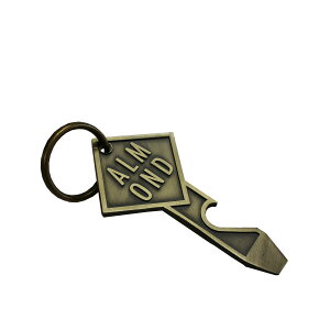 A[h T[t{[h fUC Almond Surfboards & Design FIN KEY BOTTLE OPENER KEYCHAIN tBL[ {gI[vi[ 𔲂 L[z_[ L[ANZT[