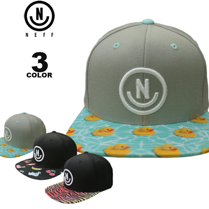 楽天市場】【SALE】 ネフ NEFF 帽子 DAILY SMILE PATTERN SNAP BACK 