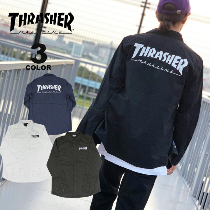 楽天市場】【SALE】 【公式】 スラッシャー シャツ THRASHER MAG W 