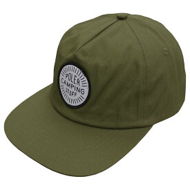 【全品ポイント10倍 4/21 09:59まで】【SALE】アウトレット ポーラー キャップ 帽子 POLER CAMPING STUFF PATCH HAT SNAP BACK CAP スナップバック メンズ レディース ユニセックス 全2色