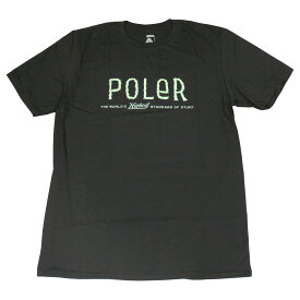 【SALE】アウトレット ポーラー Tシャツ POLER FURRY FONT S/S T-SHIRTS 半袖 TEE メンズ レディース ユニセックス 全2色 M-XL