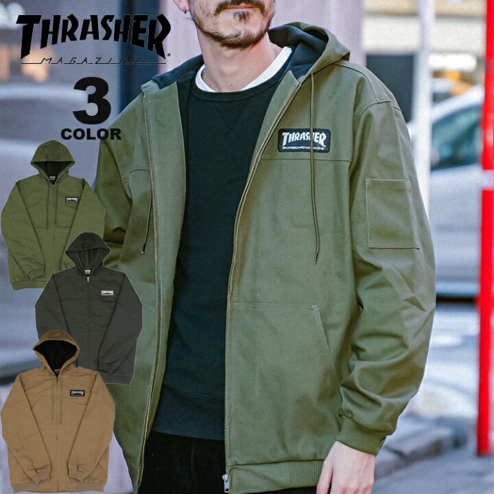楽天市場】【SALE】【公式】 スラッシャー ジャケット THRASHER WORK