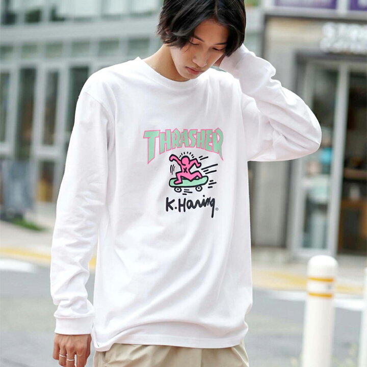 楽天市場】【SALE】【公式】 スラッシャー Tシャツ ロンT THRASHER 