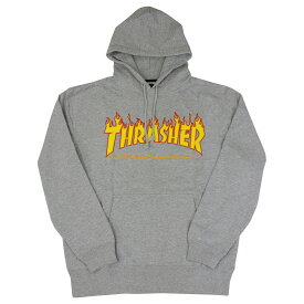 【SALE】アウトレット 【公式】 スラッシャー パーカ THRASHER FLAME HOODIE SWEAT PARKA スウェット プルオーバー パーカー フレイムロゴ メンズ レディース ユニセックス 裏毛 スエット 裏パイル 全4色 S-XXL