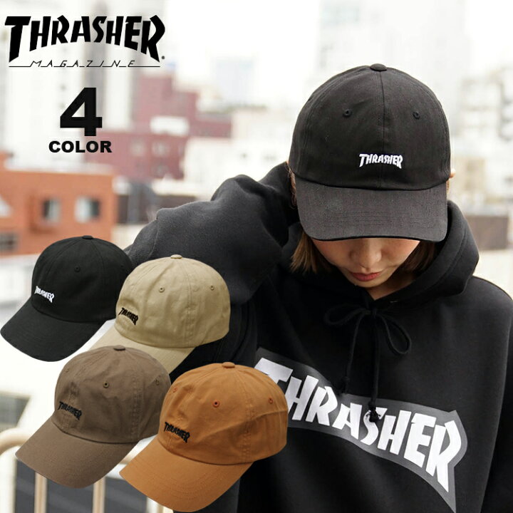 楽天市場】スラッシャー キャップ THRASHER 帽子 メンズ レディース 