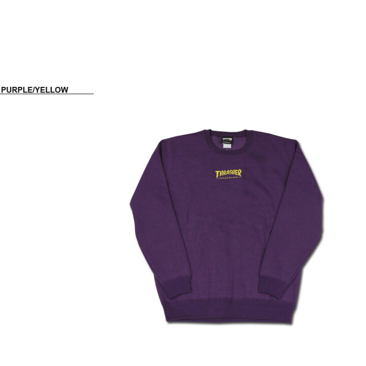 楽天市場】スラッシャー トレーナー THRASHER クルー スウェット  