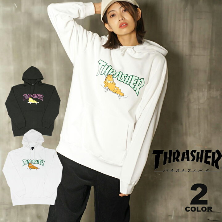 楽天市場 公式 スラッシャー パーカ Thrasher Garfield Hoodie Sweat Parka スウェット プルオーバー パーカー ガーフィールド プリント メンズ レディース ユニセックス 裏毛 スエット 裏パイル 全2色 M Xl Riffle Page 2nd
