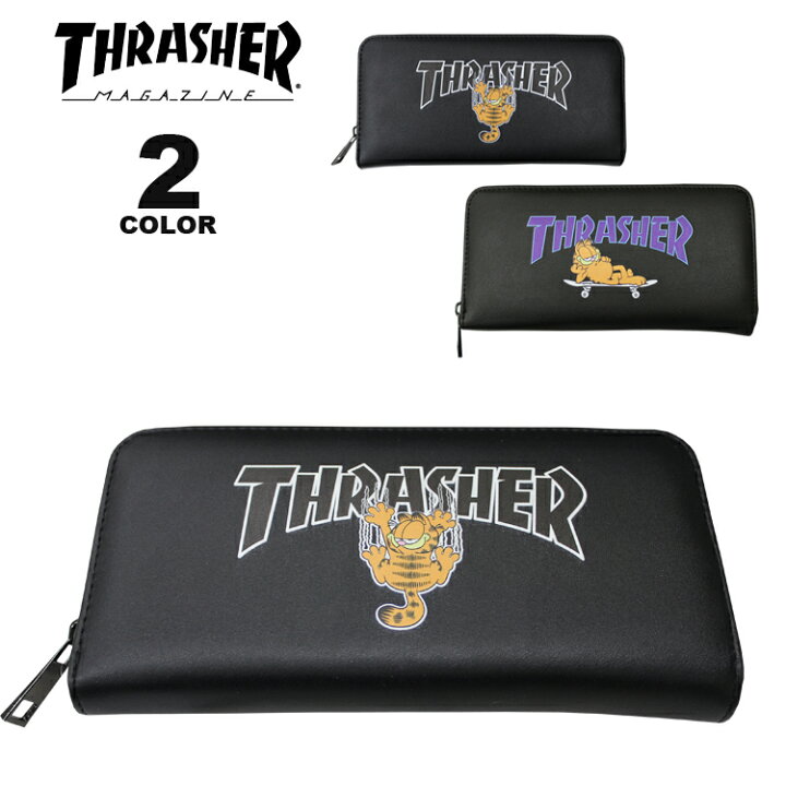 楽天市場 公式 スラッシャー ウォレット 財布 Thrasher Garfield Long Wallet ガーフィールド 長財布 サイフ メンズ レディース ユニセックス 全2色 Riffle Page 2nd