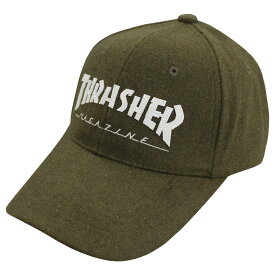 【SALE】アウトレット スラッシャー キャップ THRASHER CAP 帽子 メンズ レディース ユニセックス ローキャップ MAG LOGO MELTON 6P 全4色 【公式】