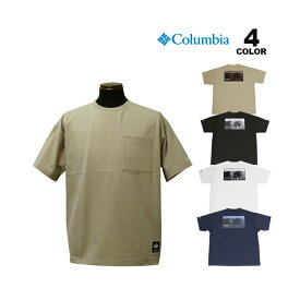 コロンビア Tシャツ Columbia Millers Crest Graphic SS TEE ポケット付 T-SHIRTS 全4色 S-XL メンズ 半袖 オムニシェード UPF50 オムニウィック ヘビーウェイト リラックスフィット ビッグシルエット 吸湿 速乾