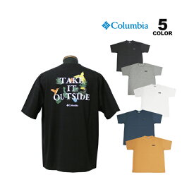 【全品P5倍 05/27 01:59まで】コロンビア Tシャツ Columbia Niagara Avenue Graphic SS TEE T-SHIRTS 全5色 S-XL メンズ 半袖 オムニシェード UPF50 オムニウィック リラックスフィット ビッグシルエット 吸湿 速乾