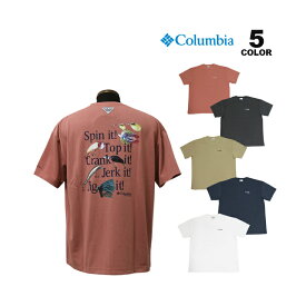 【全品P5倍 05/27 01:59まで】コロンビア Tシャツ Columbia Burn Novel Graphic SS TEE T-SHIRTS 全5色 S-XL メンズ 半袖 オムニシェード UPF30 オムニウィック リラックスフィット ビッグシルエット 吸湿 速乾
