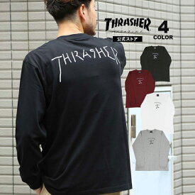 スラッシャー Tシャツ ロンT THRASHER GONZ L/S T-SHIRTS 長袖 TEE マークゴンザレス ゴンズ プリント メンズ レディース ユニセックス 全4色 S-XXL 【公式】