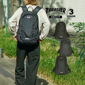 【全品P5倍 05/27 01:59まで】スラッシャー リュック バックパック THRASHER RUNNING PUSH BACK PACK 25L デイバック バッグ 撥水 メンズ レディース ユニセックス 全3色 通勤 ビジネス 通学 旅行 【公式】