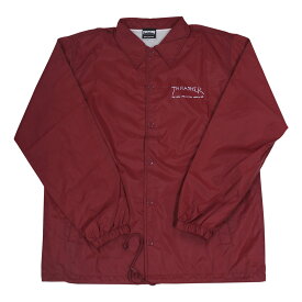 【全品P5倍 05/27 01:59まで】スラッシャー コーチジャケット THRASHER TheNewReligionWorldWide COACH JACKET メンズ レディース ナイロン アウター 上着 Mark Gonzales マークゴンザレス ゴンズ 全4色 S-XL【公式】