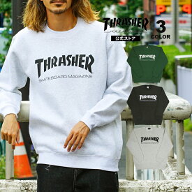 スラッシャー トレーナー THRASHER クルー スウェット スエット メンズ レディース ユニセックス 裏起毛 MAG LOGO CREW SWEAT 全3色 M-XXL 【公式】