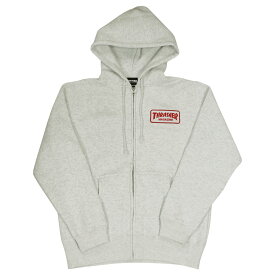 【全品ポイント10倍 4/21 09:59まで】【SALE】アウトレット スラッシャー ジップ パーカー THRASHER CLASSIC WAPPEN ZIP HOODIE SWEAT PARKA スウェット スエット ジップ パーカ フルジップ フーディ メンズ レディース ユニセックス 裏起毛 ワッペン 全4色 M-XL 【公式】