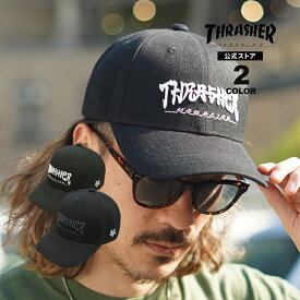 スラッシャー キャップ THRASHER CAP 帽子 メンズ レディース ユニセックス スナップバック SANSKRIT Style SnapBack 全2色 【公式】