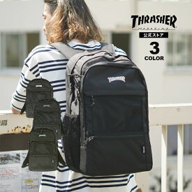 【全品P5倍 05/27 01:59まで】【SALE】スラッシャー リュック バッグ THRASHER SCHOOL BACK PACK 33L デイバック バックパック 撥水 メンズ レディース ユニセックス 全3色 通学 通勤 【公式】