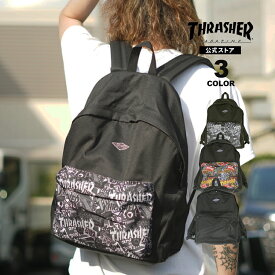 【全品ポイント5倍 4/27 09:59まで】スラッシャー リュック バッグ THRASHER STREET 1 POCKET BACK PACK 24L デイバック バックパック 撥水 メンズ レディース ユニセックス 全3色 通学 通勤 【公式】