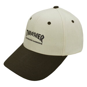 �y�S�iP5�{ 08/24 20:00����08/27 09:59�܂Łz�ySALE�z�X���b�V���[ �L���b�v THRASHER CAP �X�q �����Y ���f�B�[�X ���j�Z�b�N�X MAG LOGO 2TONE 6P �S4�F �y�����z