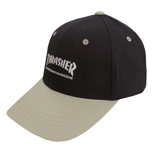�y20��OFF �݌Ɉ�|SALE�z�ySALE�z�X���b�V���[ �L���b�v THRASHER CAP �X�q �����Y ���f�B�[�X ���j�Z�b�N�X MAG LOGO 2TONE 6P �S4�F �y�����z