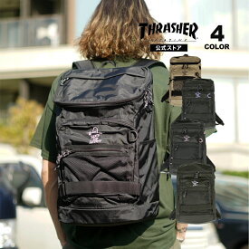 【全品P5倍 05/27 01:59まで】【SALE】スラッシャー リュック バッグ THRASHER GONZ SAD BACK PACK 30L デイバック バックパック 撥水 メンズ レディース ユニセックス 全4色 通学 通勤 【公式】