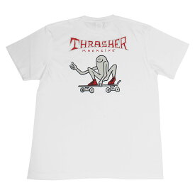 【SALE】アウトレット 【直営店限定】スラッシャー Tシャツ THRASHER 半袖 TEE プリント メンズ レディース ユニセックス マークゴンザレス ゴンズ Gonz Thumbs Up S/S T-SHIRTS 全3色 M-XXL【公式】